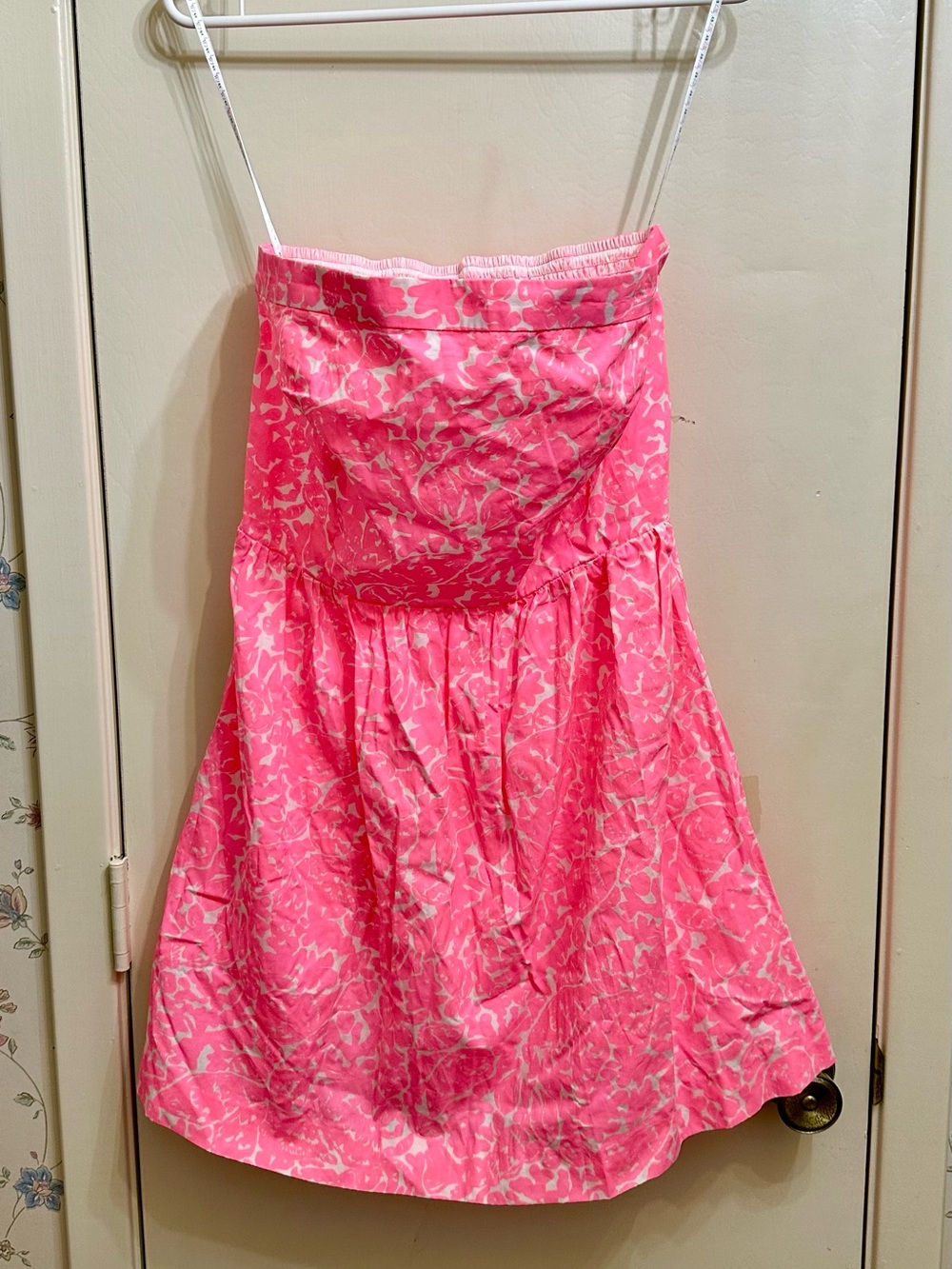 BNWT! Lily Pulitzer Cosmo Pink Chandie Strapless Dress SZ L
